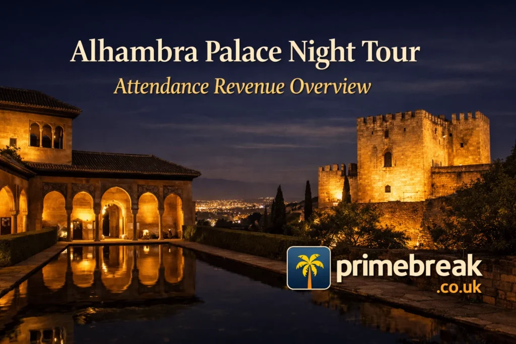 alhambra palace night tour attendance revenue