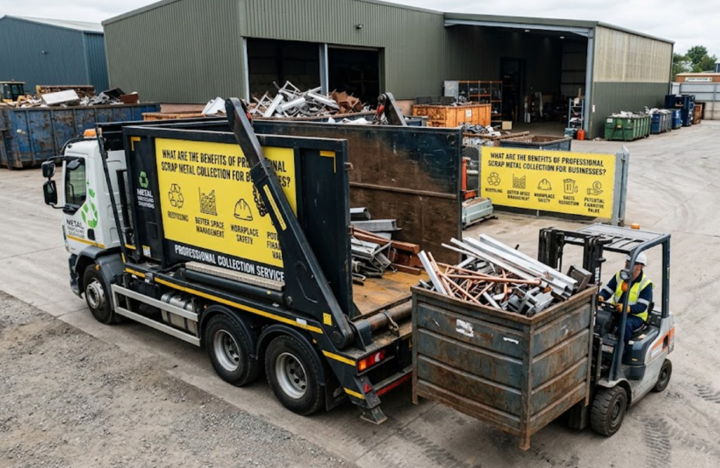 Professional scrap metal collection for businesses